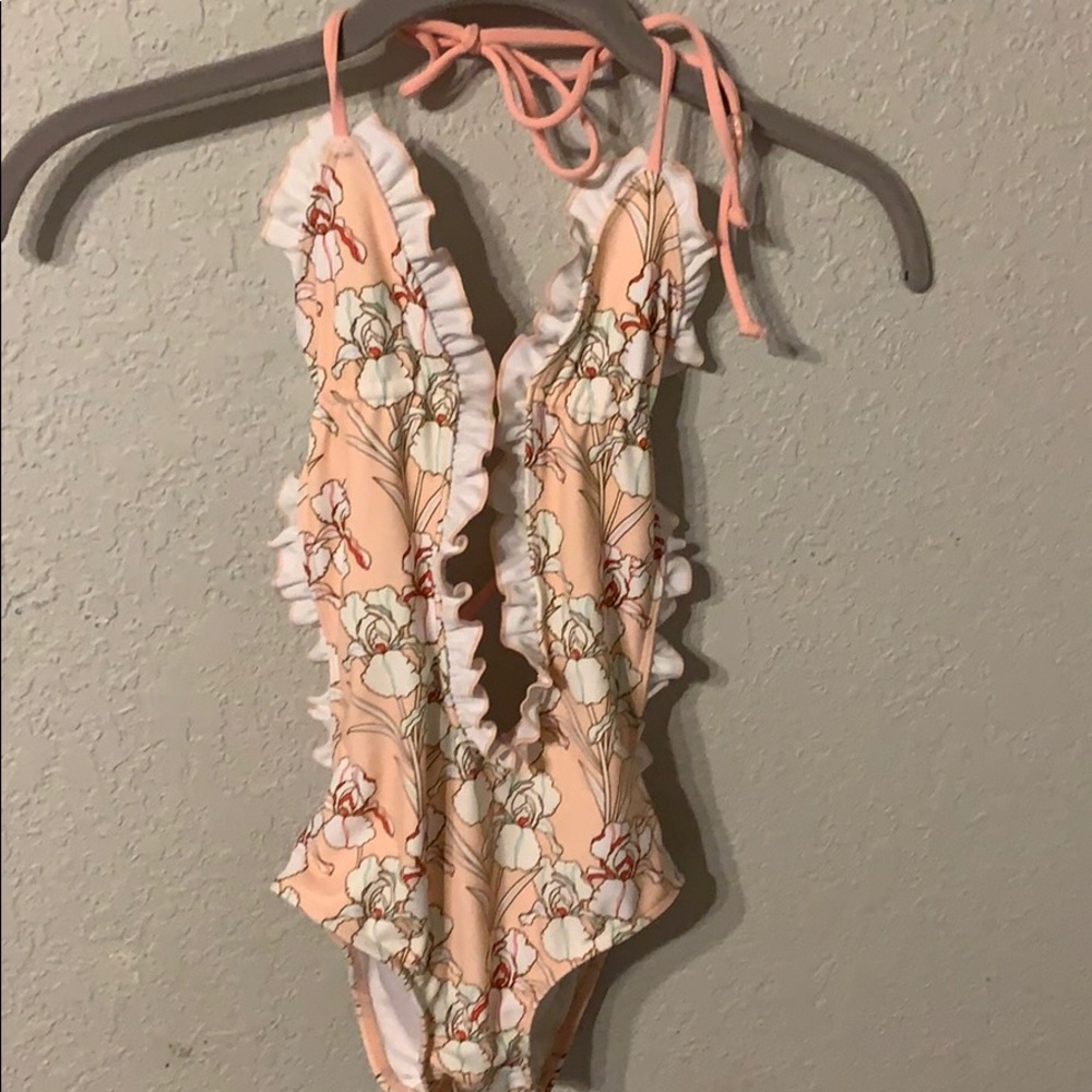 Kimi & Li girls one piece bathing suit